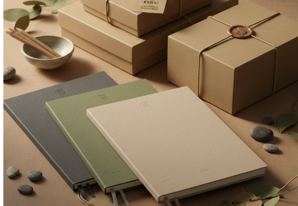 Top 10 Recycled Paper Notebooks gift supplier in dubai